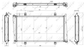 Nrf 53157 - RADIADOR ALU BRAZED VOLVO S40 V40 1
