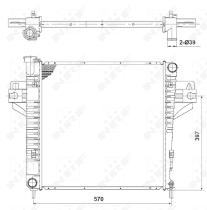 Nrf 53182 - RADIADOR ALU BRAZED JEEP CHEROKEE 0