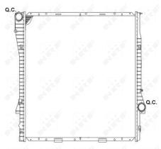 Nrf 53183 - RADIADOR ALU BRAZED BMW X5 E53/E70