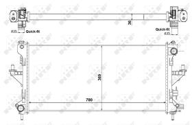 Nrf 53199 - RADIADOR ALU BRAZED PEUGEOT BOXER 3