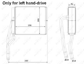 Nrf 53206 - CALENTADOR FORD FOCUS LHD 98-