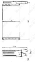 Nrf 53220 - CALENTADOR ALFA ROMEO 166 98-