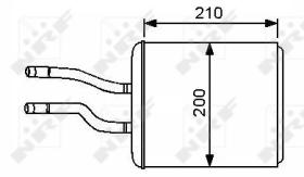 Nrf 53244 - CALENTADOR ALFA ROMEO 147 00- / 156