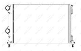 Nrf 53245 - RADIADOR ALU BRAZED FIAT DOBLO 01-