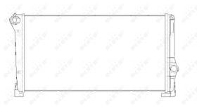 Nrf 53248 - RADIADOR ALU BRAZED FIAT IDEA 03-