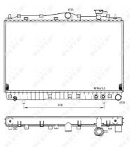 Nrf 53259 - RADIADOR ALU BRAZED HYUNDAI SONATA