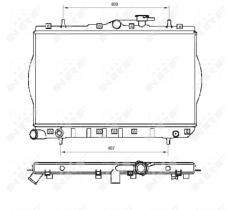 Nrf 53262 - RADIADOR ALU BRAZED HYUNDAI ACCENT