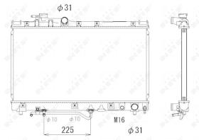 Nrf 53272 - RADIADOR ALU BRAZED TOYOTA CELICA 8