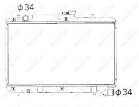 Nrf 53351 - RADIADOR ALU BRAZED SUZUKI BALENO 9