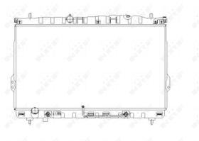 Nrf 53354 - RADIADOR ALU BRAZED HYUNDAI TRAJET