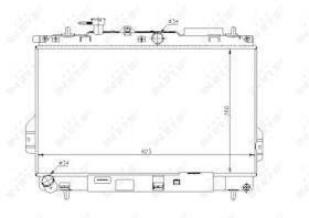 Nrf 53362 - RADIADOR ALU BRAZED HYUNDAI MATRIX