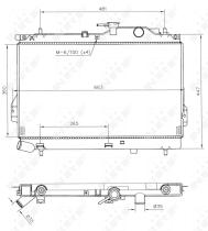 Nrf 53364 - RADIADOR ALU BRAZED HYUNDAI MATRIX