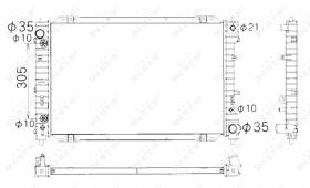 Nrf 53378 - RADIADOR ALU BRAZED FORD MAVERICK 0