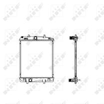 Nrf 53460 - RADIADOR ALU BRAZED CITROEN C1 05-