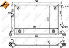 Nrf 53465 - RADIADOR ALU BRAZED MAZDA 5 05-