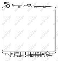 Nrf 53516 - RADIADOR ALU BRAZED ISUZU (GM) TROO