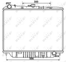 Nrf 53517 - RADIADOR ALU BRAZED ISUZU (GM) TROO