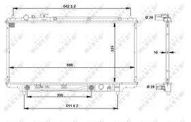 Nrf 53519 - RADIADOR ALU BRAZED MAZDA 323 94-
