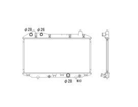 Nrf 53529 - RADIADOR ALU BRAZED HONDA CIVIC 05-