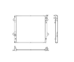 Nrf 53542 - RADIADOR ALU BRAZED TOYOTA LANDCRUI