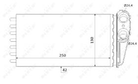Nrf 53560 - CALENTADOR PEUGEOT 307 00-