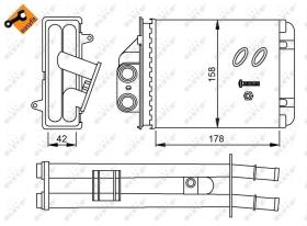 Nrf 53641 - CALENTADOR FORD KA 2007-