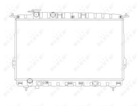 Nrf 53642 - RADIADOR ALU BRAZED HYUNDAI GRANDEU