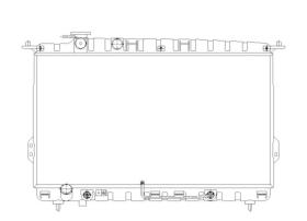 Nrf 53643 - RADIADOR HYUNDAI GRANDEUR 98-