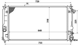 Nrf 53704 - RADIADOR TOYOTA CELICA