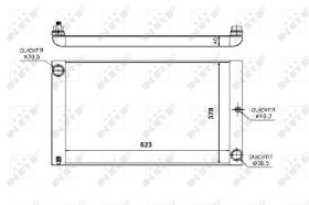 Nrf 53727 - RADIADOR ALU BRAZED BMW 525D 04-