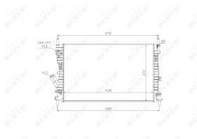 Nrf 53743 - RADIADOR ALU BRAZED FORD FIESTA 04-