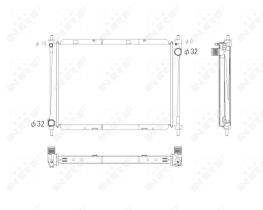 Nrf 53759 - RADIADOR ALU BRAZED NISSAN MICRA 03