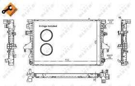 Nrf 53795 - RADIADOR ALU BRAZED VW TRANSPORTER