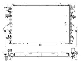 Nrf 53796 - RADIADOR ALU BRAZED VW TRANSPORTER