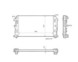 Nrf 53832 - RADIADOR MERCEDES SPRINTER 215 CDI