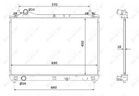Nrf 53915 - RADIADOR ALU BRAZED SUZUKI GRAND VI