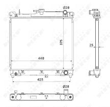 Nrf 53930 - RADIADOR ALU BRAZED SUZUKI JIMNY 98
