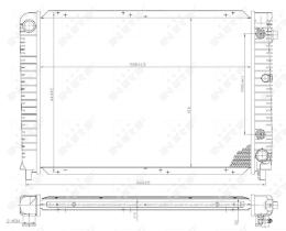 Nrf 53953 - RADIADOR ALU BRAZED VOLVO 940 94-