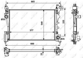 Nrf 53981 - RADIADOR ALU MECHAN CITROEN NEMO 07