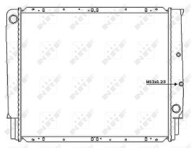 Nrf 53997 - RADIADOR ALU BRAZED VOLVO 940 90-