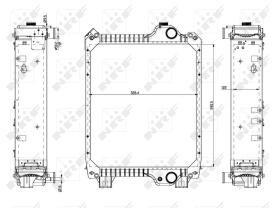 Nrf 54081 - RADIADOR ALU BRAZED NEW HOLLAND TS1