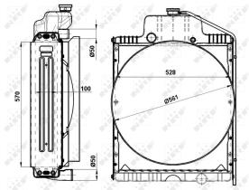 Nrf 54096 - RADIADOR CU CLAAS CELTIS