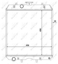 Nrf 54108 - RADIADOR CU KUBOTA L30/40 HST