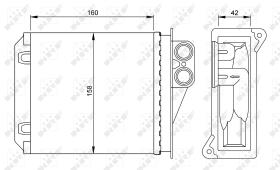 Nrf 54236 - CALENTADOR MERCEDES SPRINTER (906)