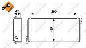 Nrf 54240 - CALENTADOR MERCEDES 190 (W201) 82-