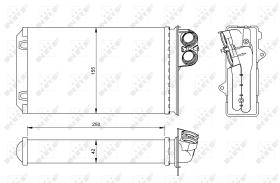Nrf 54250 - CALENTADOR PEUGEOT 406 95-