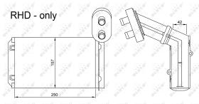 Nrf 54253 - CALENTADOR FORD GALAXY 95-