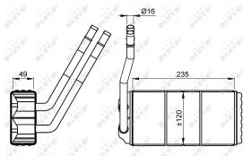 Nrf 54263 - CALENTADOR LANDROVER FREELANDER 98-