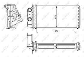 Nrf 54268 - CALENTADOR FIAT PALIO 96-