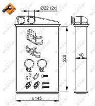 Nrf 54272 - CALENTADOR RENAULT GRAND SCENIC 04-